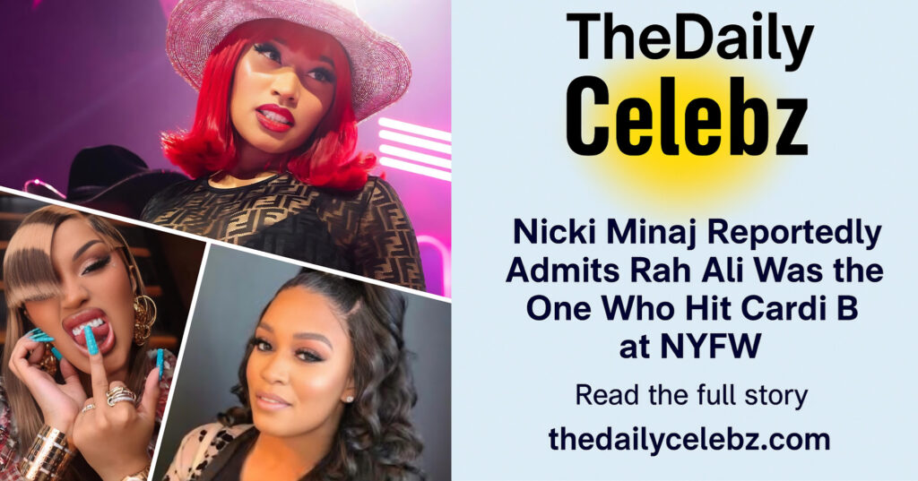 Nicki Minaj, Cardi B, and Rah Ali NYFW fight headline image