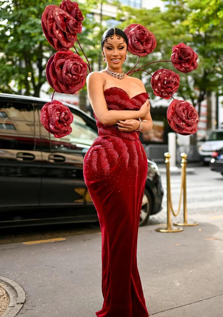 Cardi B transformation moment from 2017