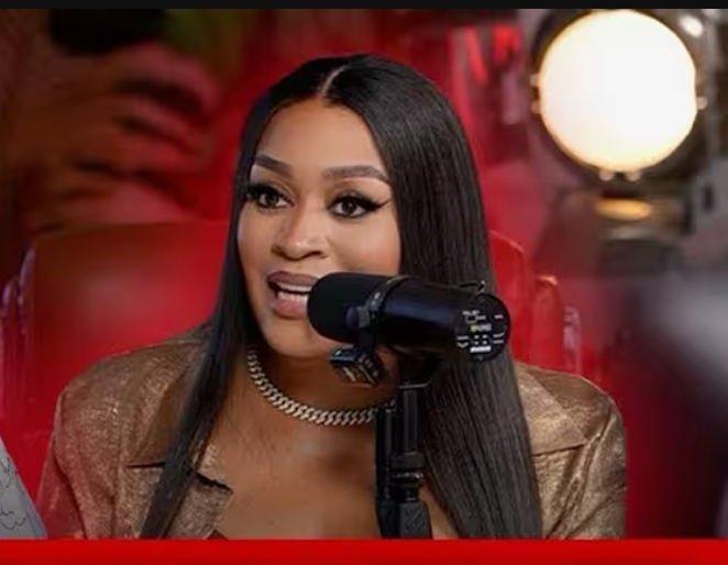 Cardi B, Nicki Minaj, and Rah Ali in a dramatic NYFW thumbnail collage, capturing a heated celebrity moment